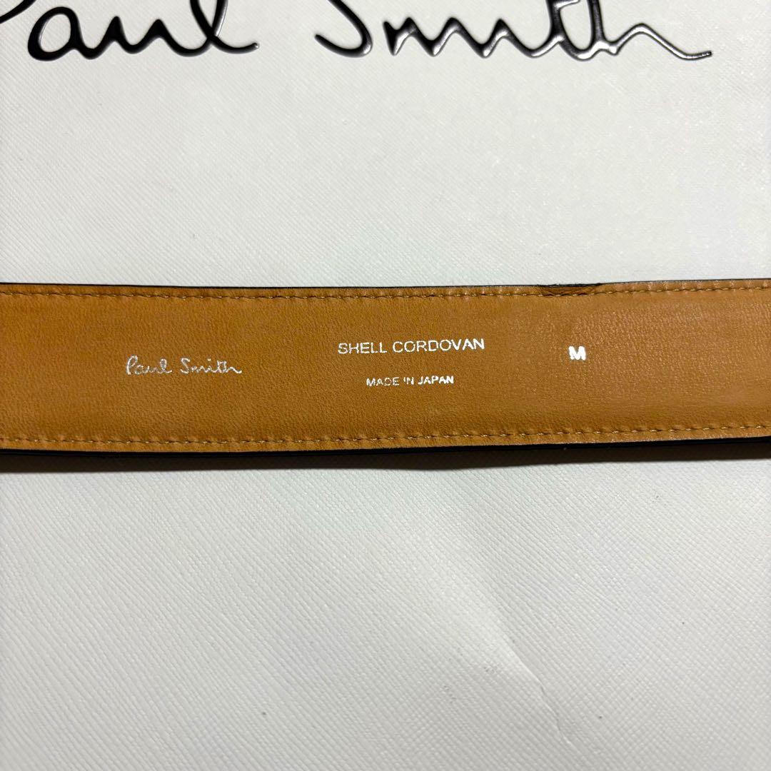 Paul Smith 激レア　シェルコードバン　黒　ベルト　Mサイズ　ブラック