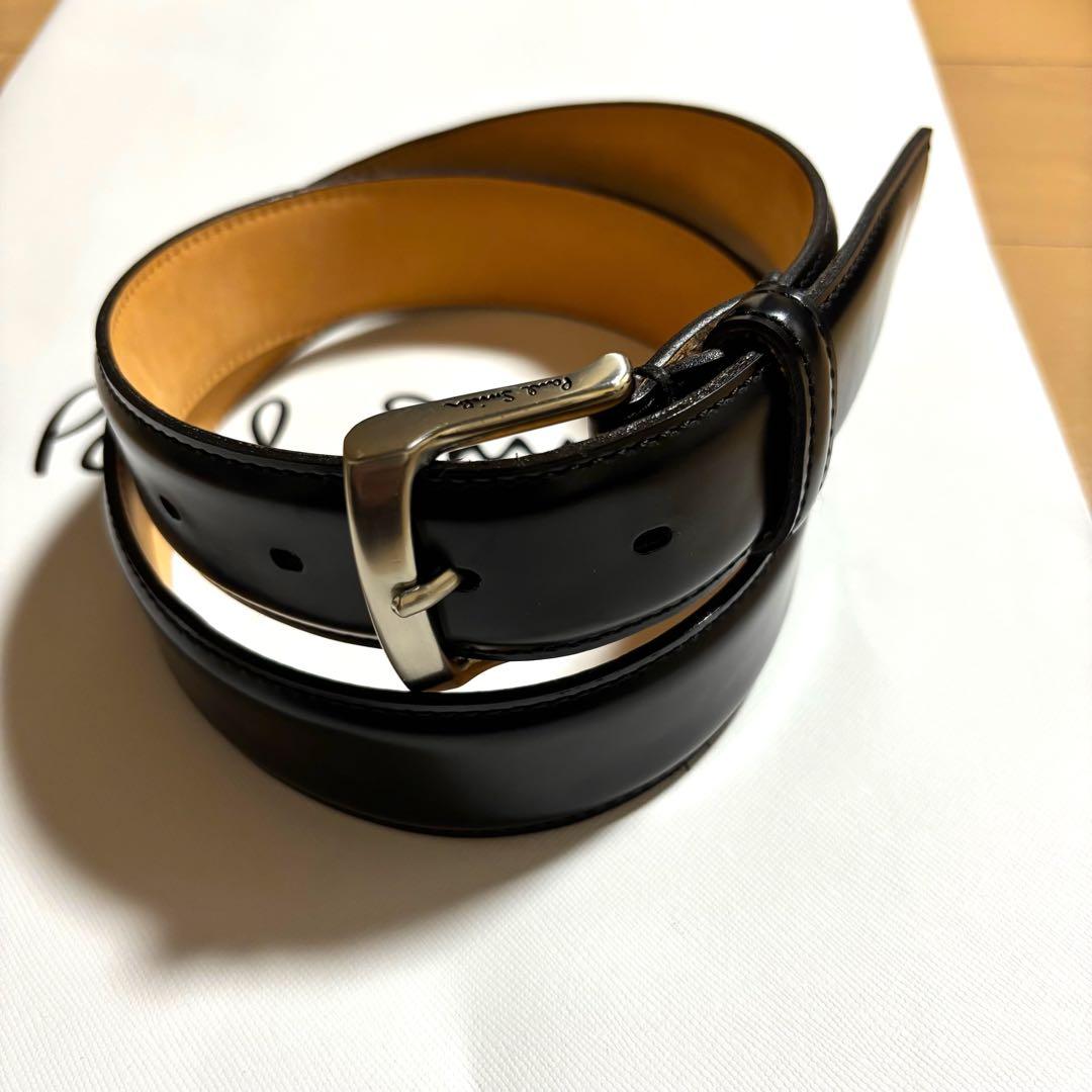 Paul Smith 激レア　シェルコードバン　黒　ベルト　Mサイズ　ブラック