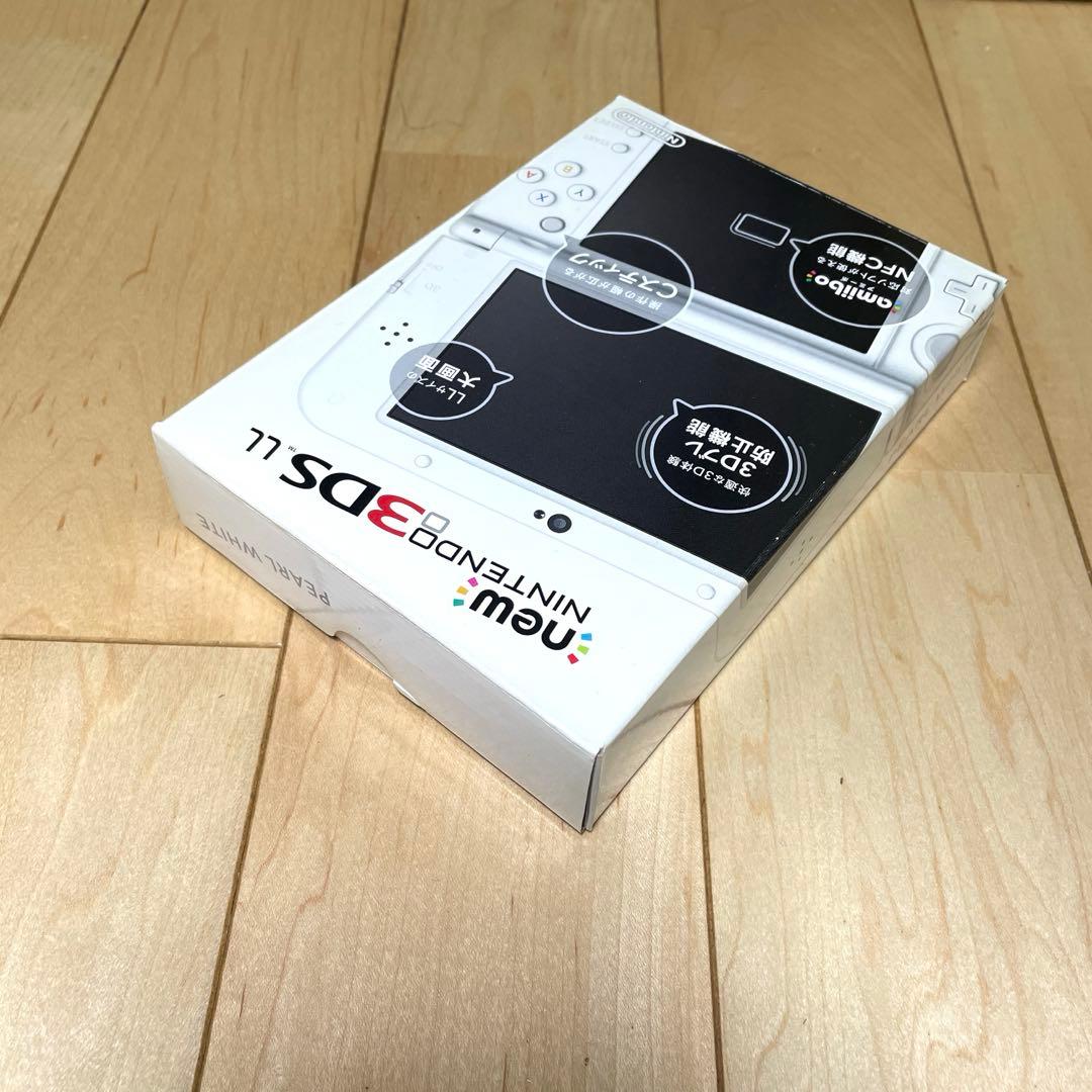 【画面ヤケあり】Newニンテンドー3DSLL パールホワイト