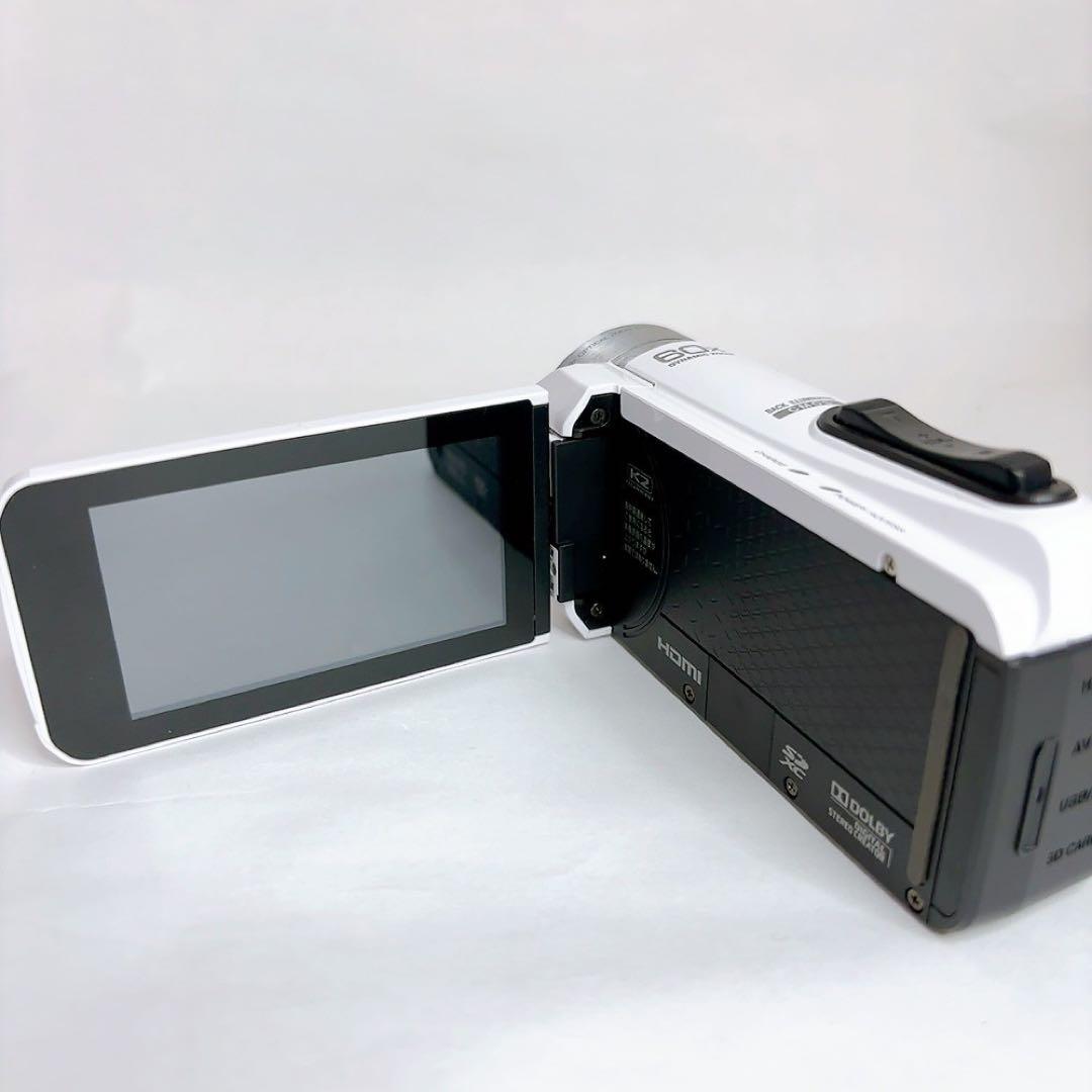 【極美品】JVC Everio GZ-R70-W ビデオカメラ　2014年製