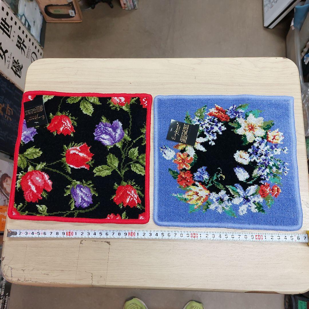 アーンジョー ハンカチ 花柄 10枚 未使用 長期保管品 多少の傷 汚れあり