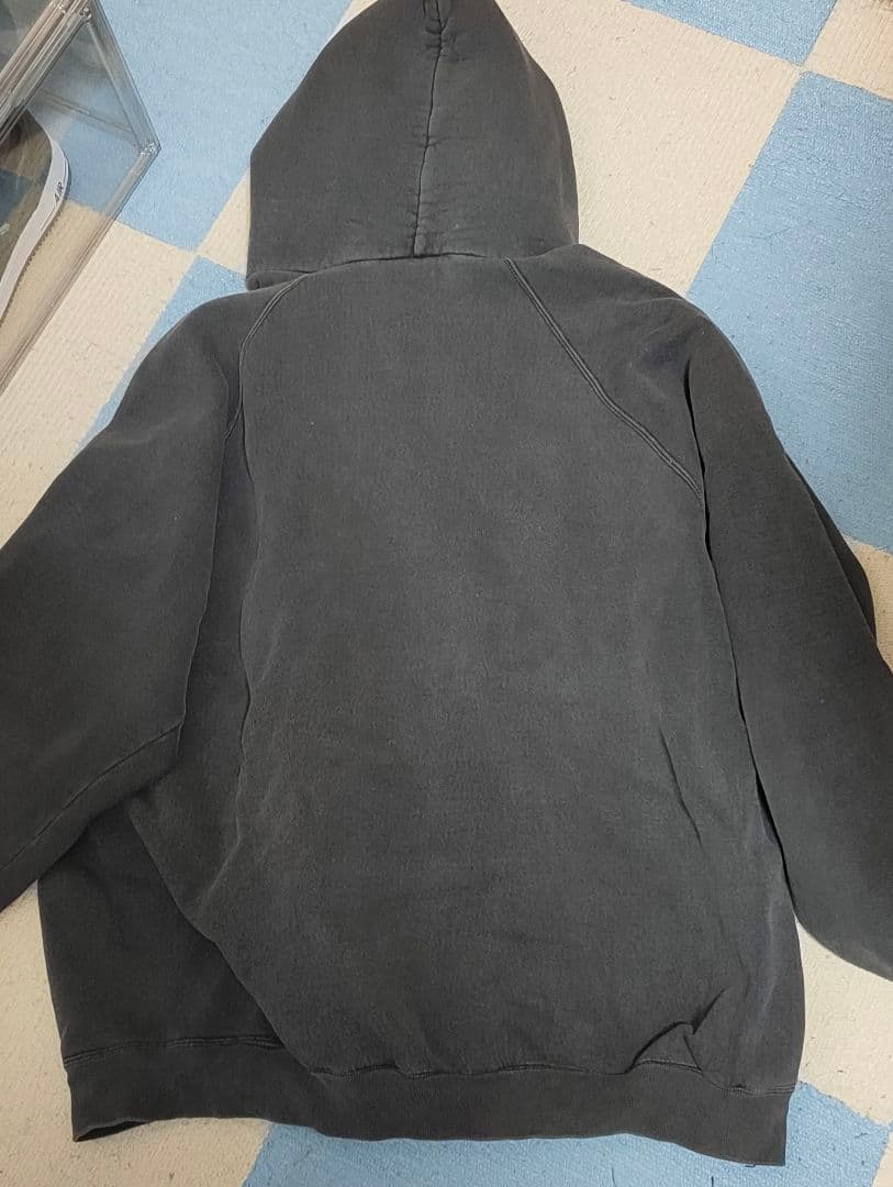 adidas オーバーサイズパーカー　黒　古着