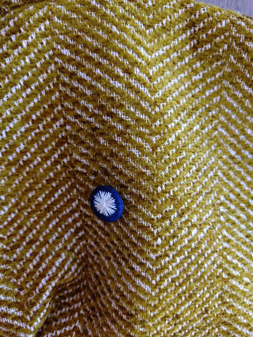 ミナペルホネン　キッズ　ウサギ型ハウンドトゥースポシェット