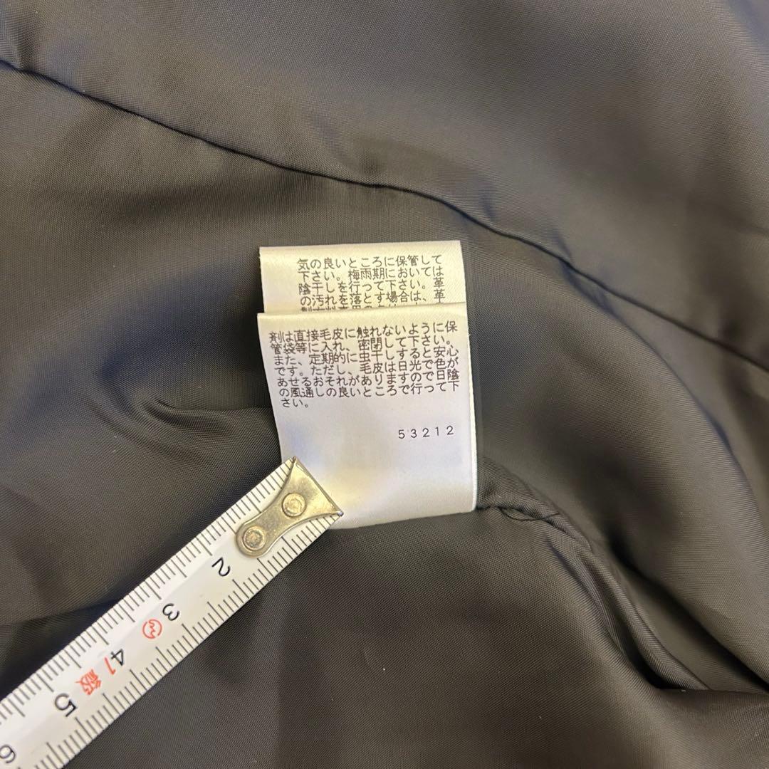 ★未使用★ EPOCA エポカ シングルレザージャケット ラムレザー ラムファー