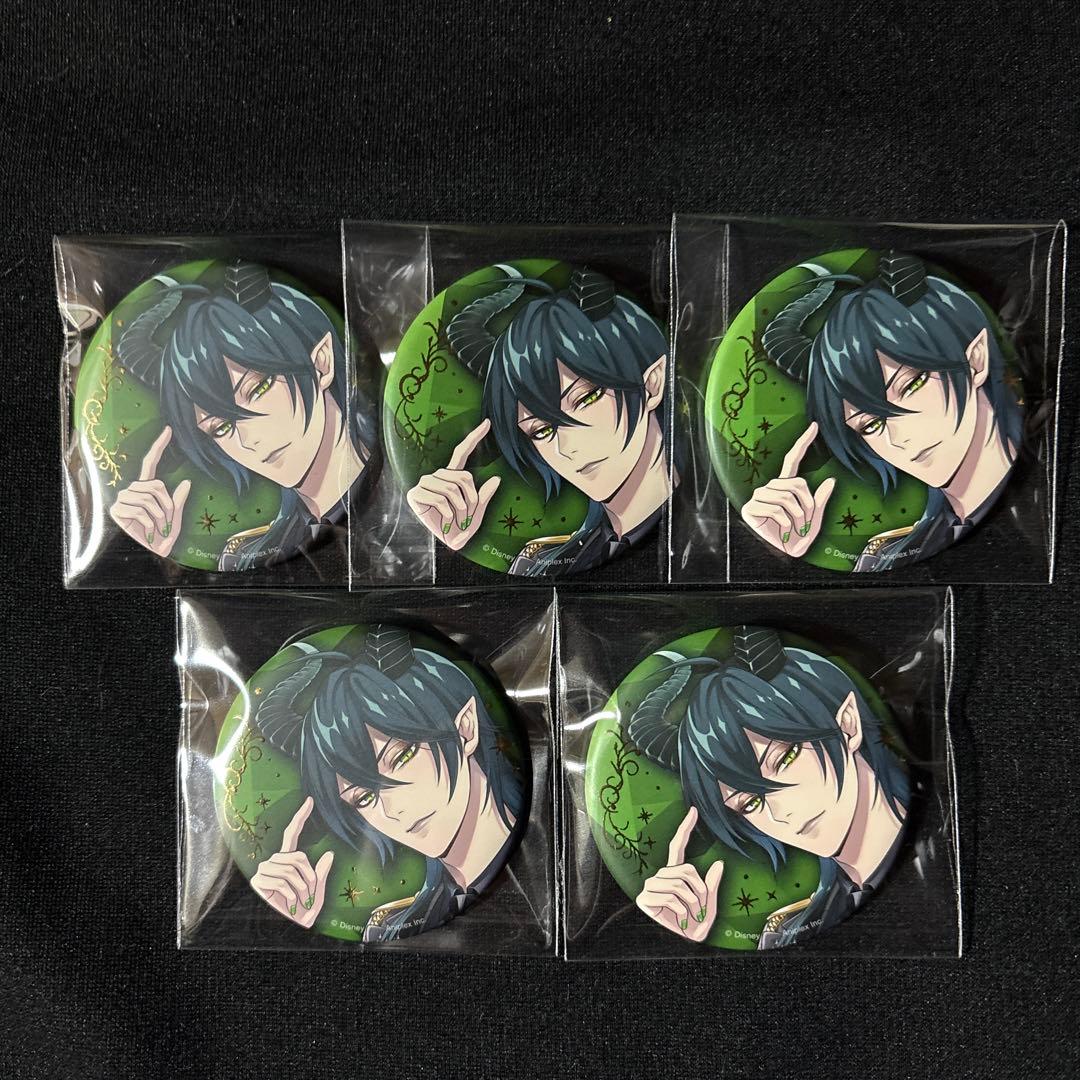 ツイステ　マレウス　ブレイジングジュエル　缶バッジ