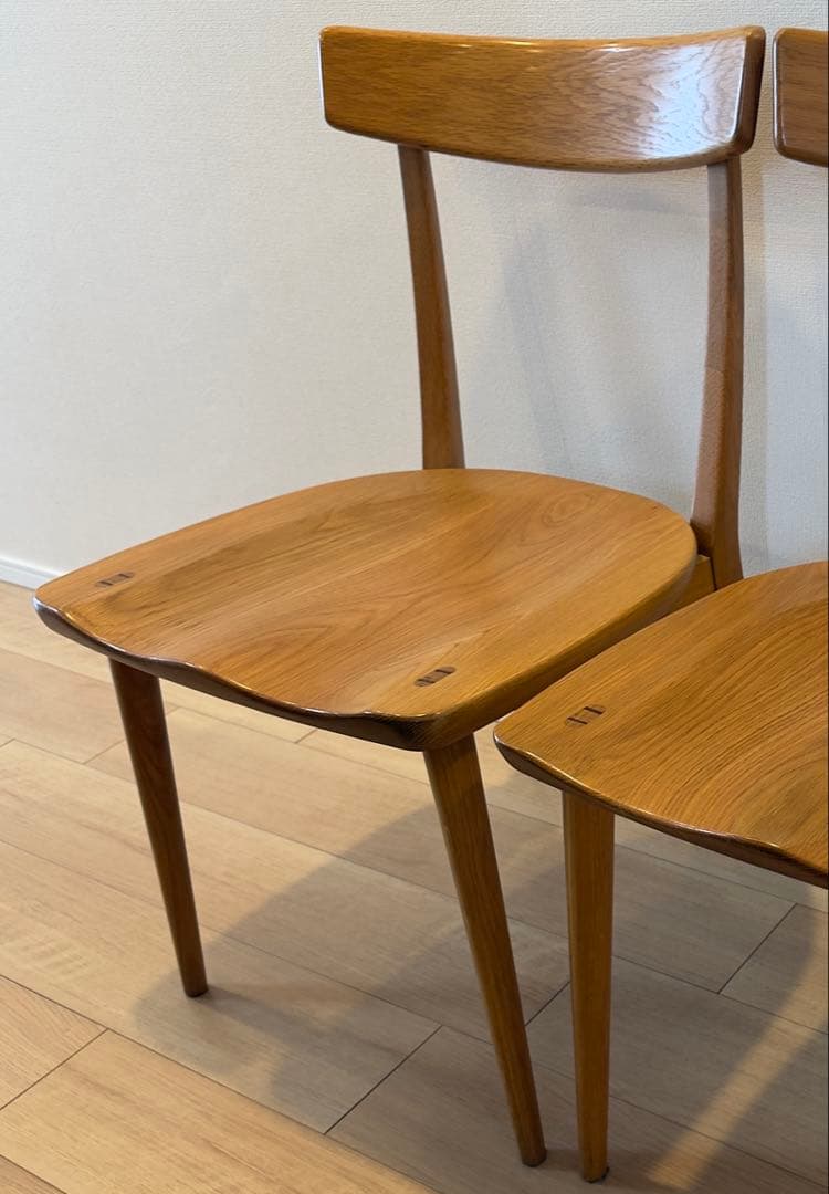 大塚家具 美品 木製 ダイニングチェア 1脚