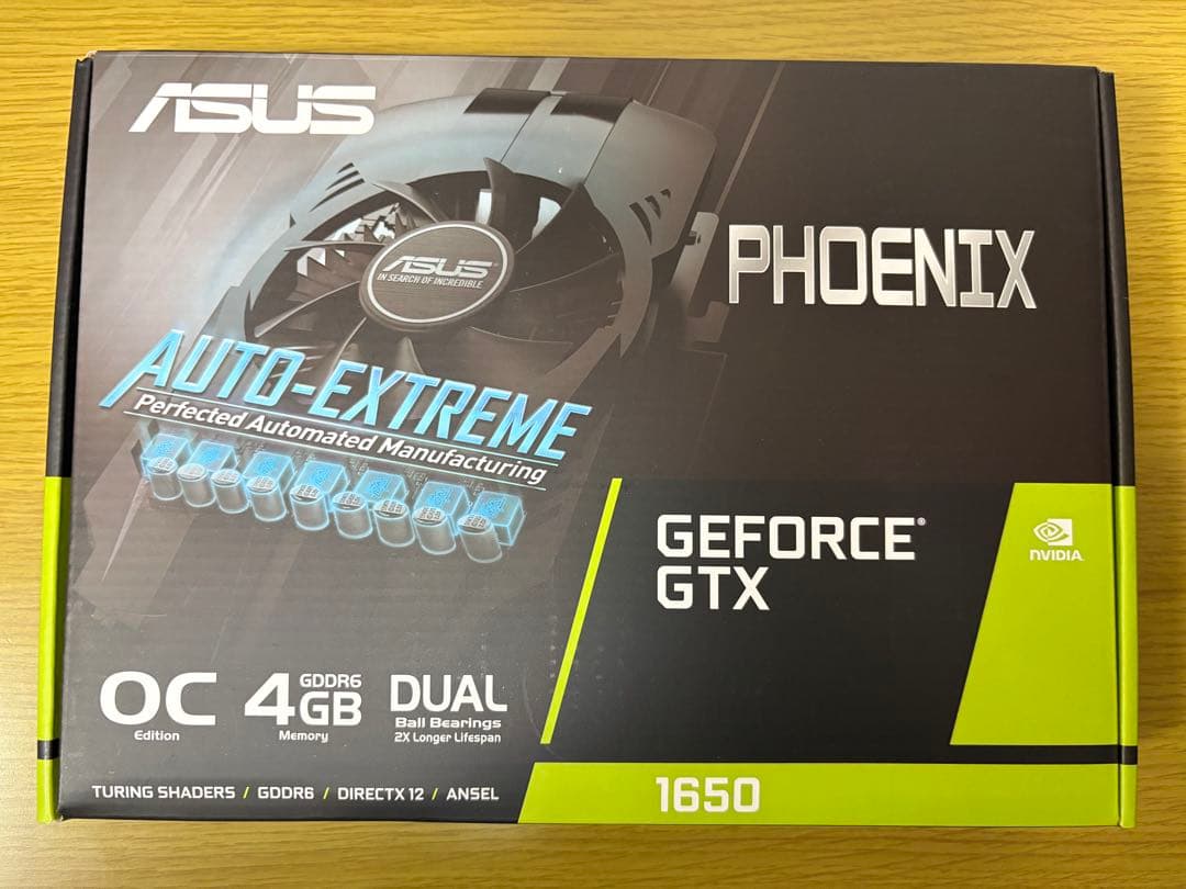 グラフィックボード・グラボ・ビデオカード ASUS GeForce GTX 1650 OC 4GB GDDR6