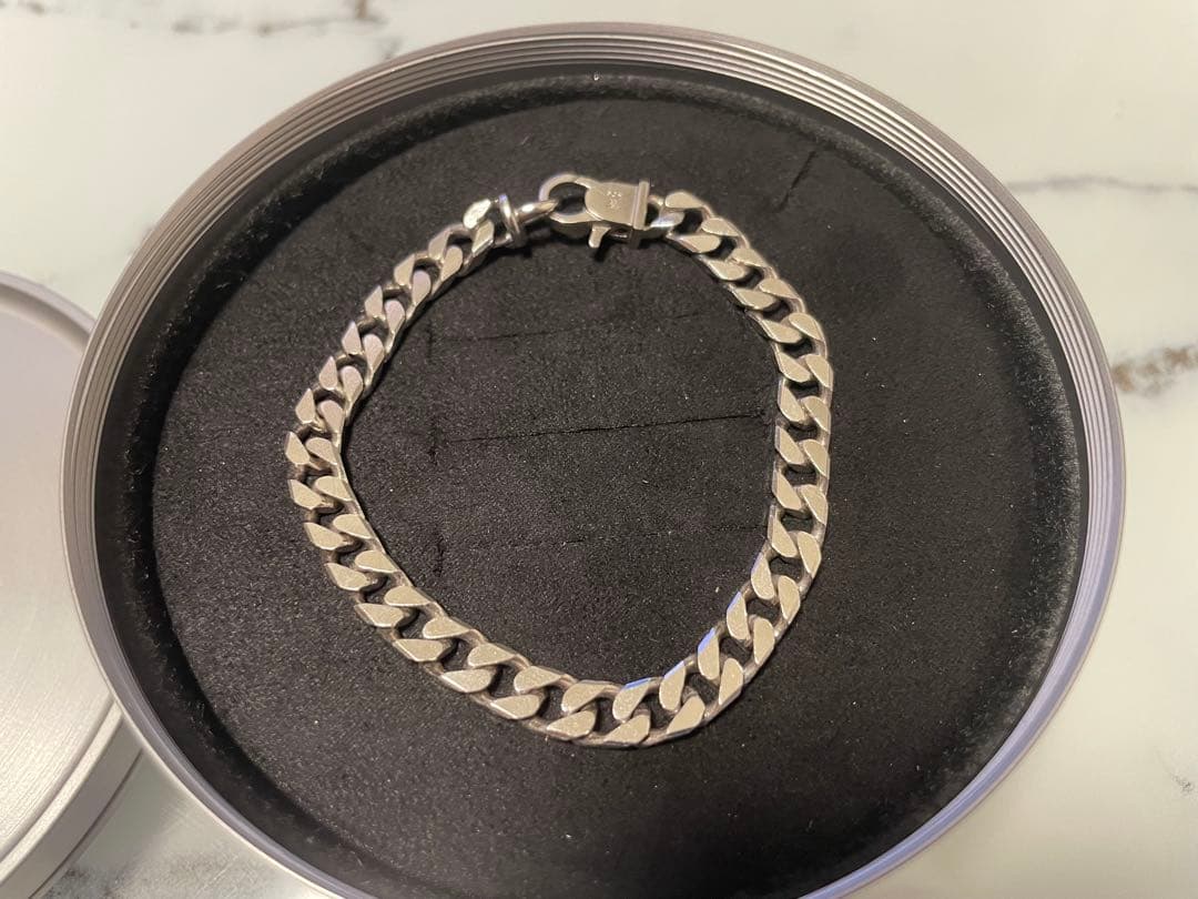 トムウッド　TOM WOOD 925シルバー チェーンブレスレット　喜平