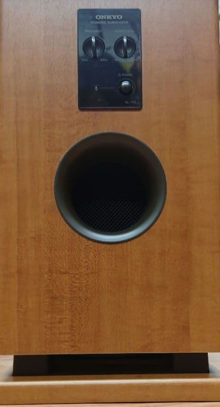 ★☆ONKYO SL-105 アンプ内蔵サブウーファー