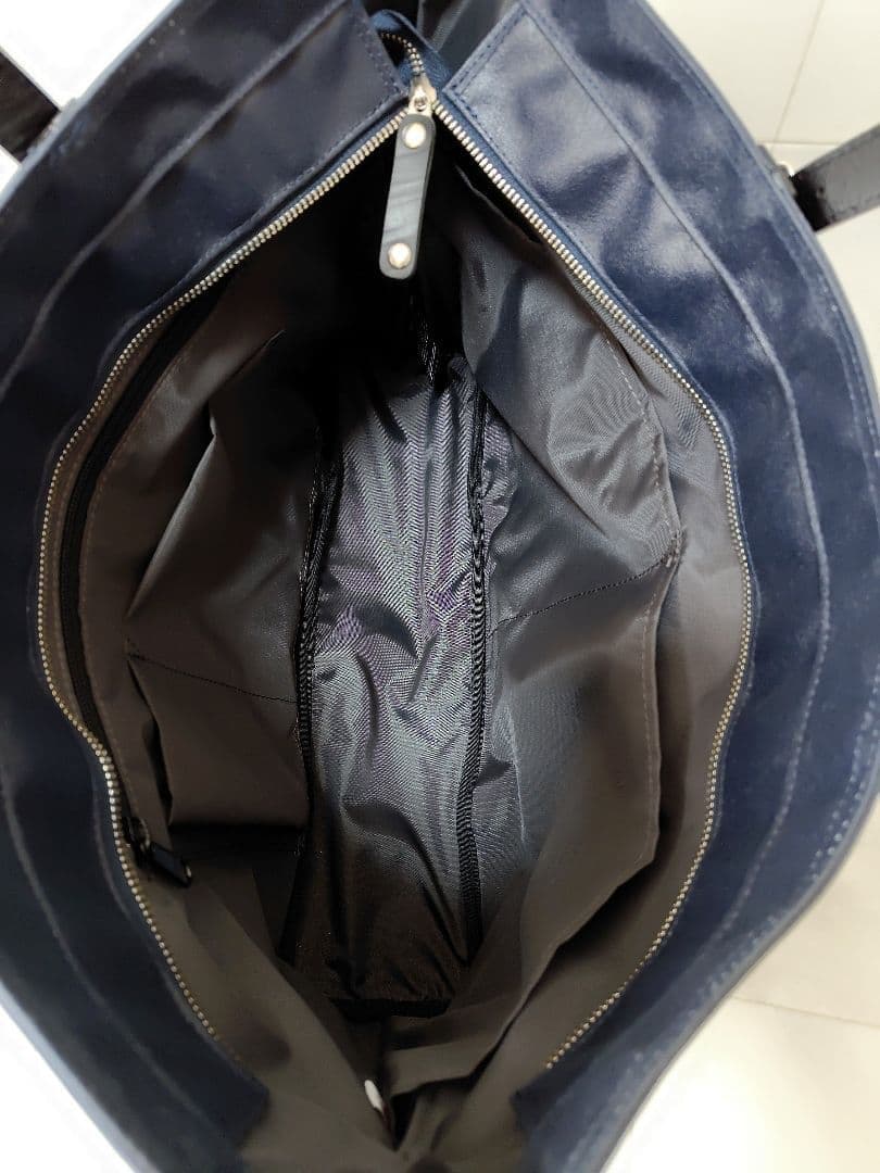 【極美品】森野帆布 SEAL コラボ トートバッグ 2way ネイビー