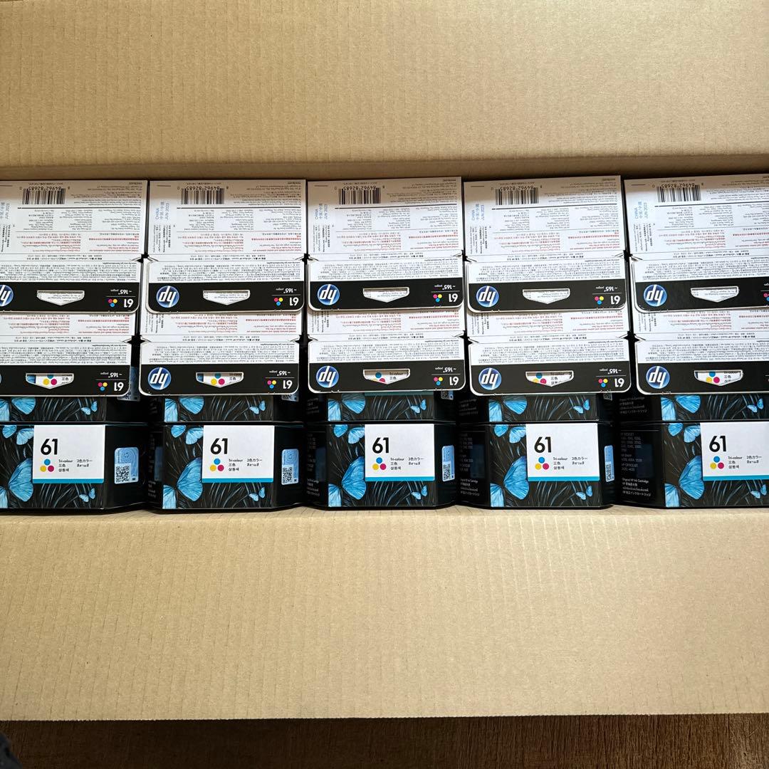 HP 61 インクカートリッジ カラー CH562WA 60個