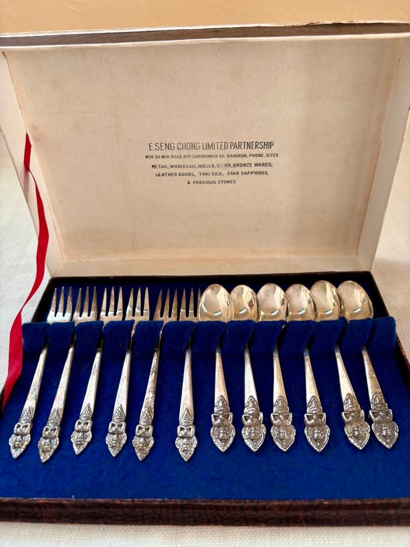 ヴィンテージ　銀製　カトラリーセット