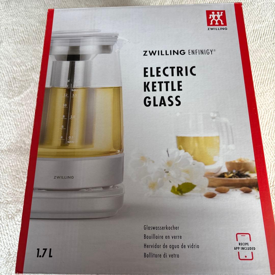 ZWILLING ENFINIGY 電気ケトル ガラス 1.7L