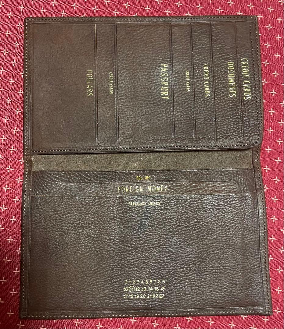 マルタンマルジェラ11￼￼長財布 ブラウン クレジットカード収納