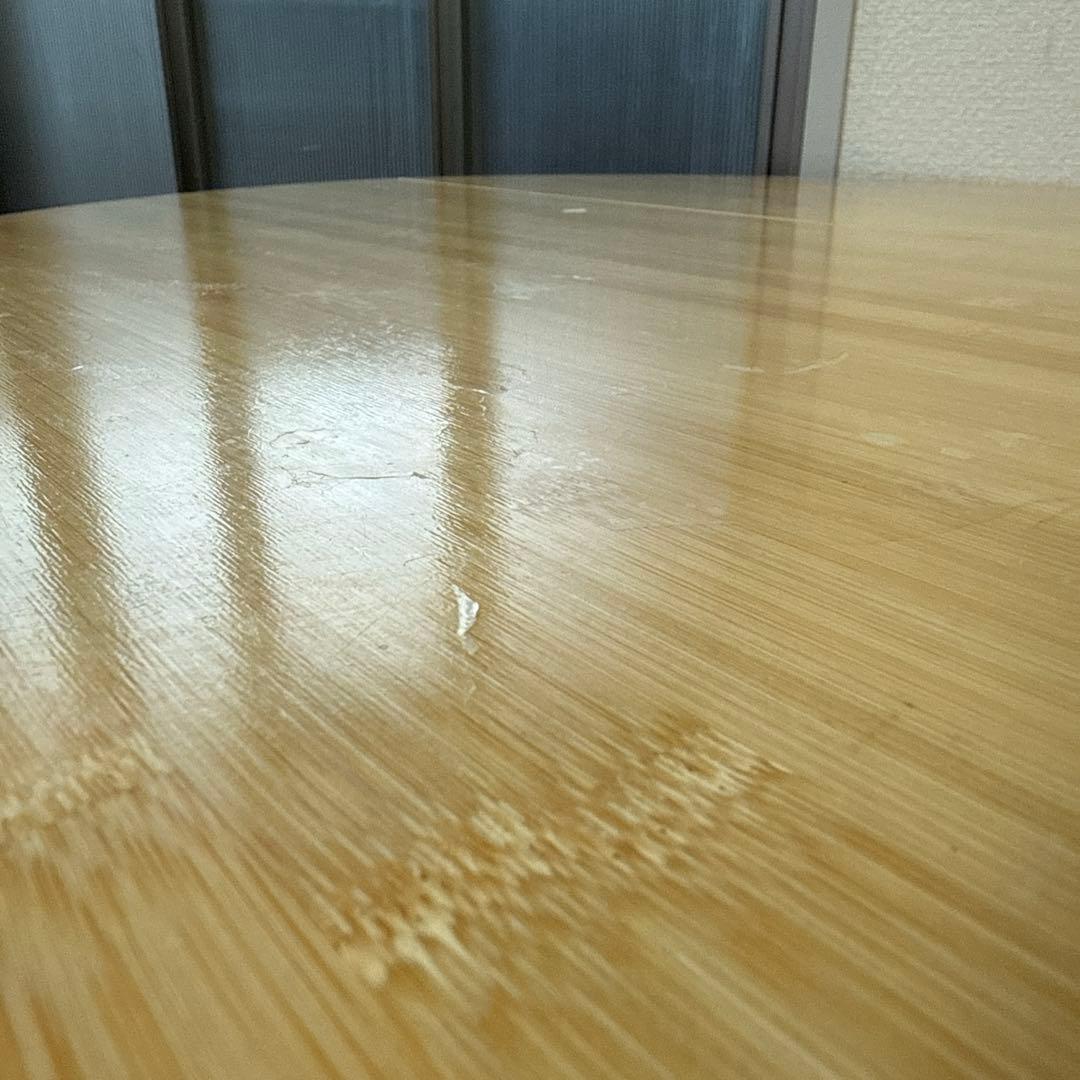 廃盤希少品☆【スノーピーク】ローテーブルラウンド 竹　LV-242 高さ調整可能