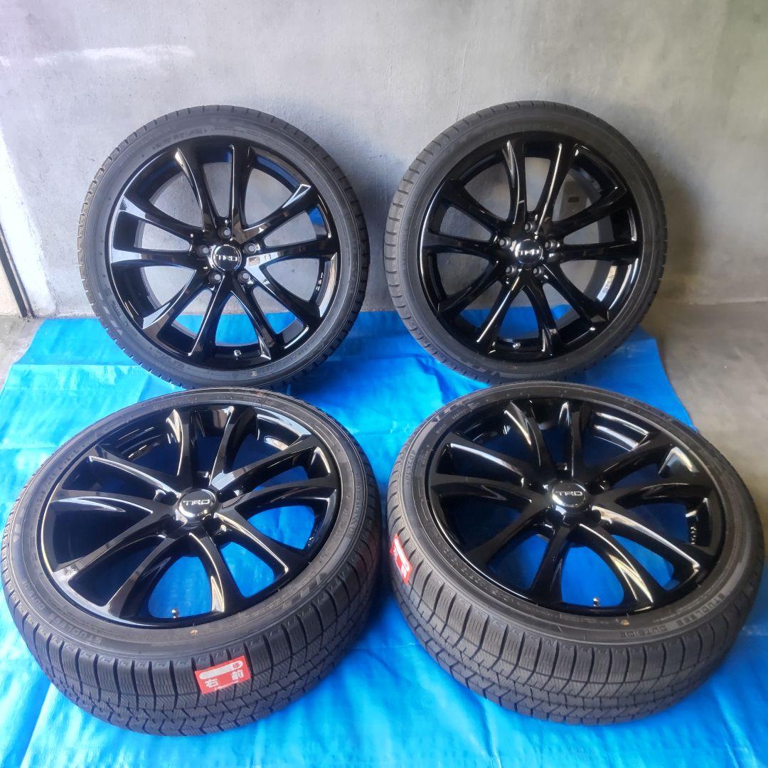 30 アルファード TRDアルミホイール DUNLOPスタッドレス 4本セット