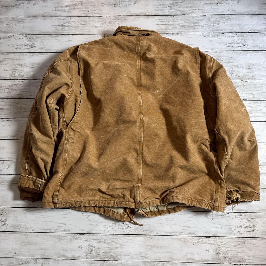 カ*し様 Carhartt FR カーハート ダックジャケット ブラウン 茶　メ