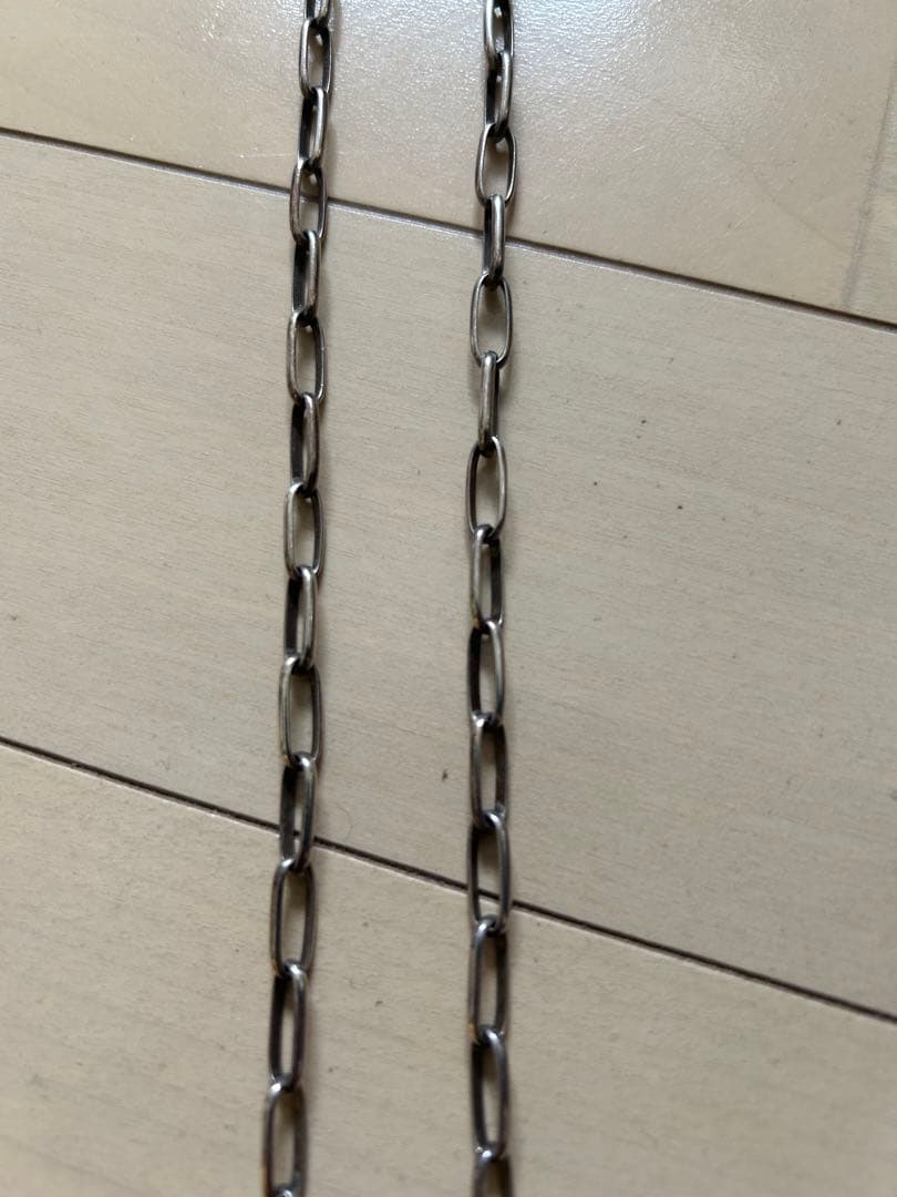 ナバホチェーン　ヴィンテージ インディアンジュエリー　ナバホ族　シルバー925