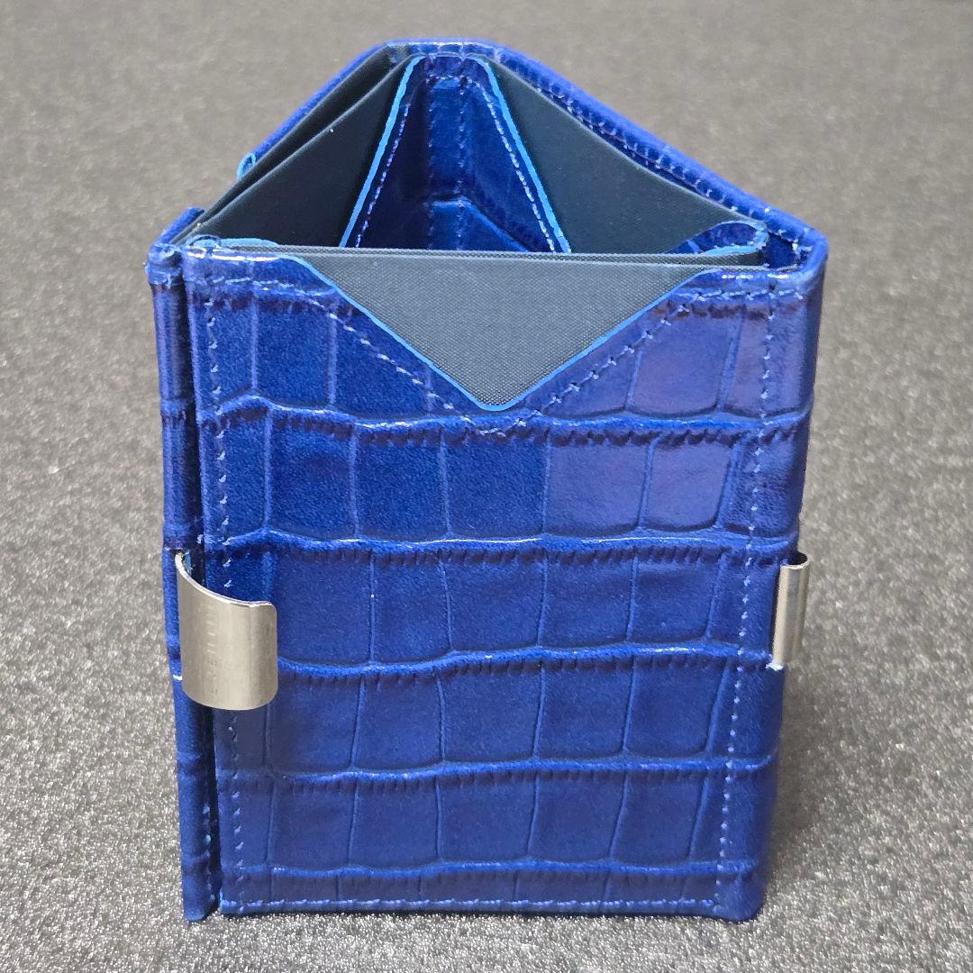 【EXENTRl】エキセントリ マルチウォレットカイマンブルー★