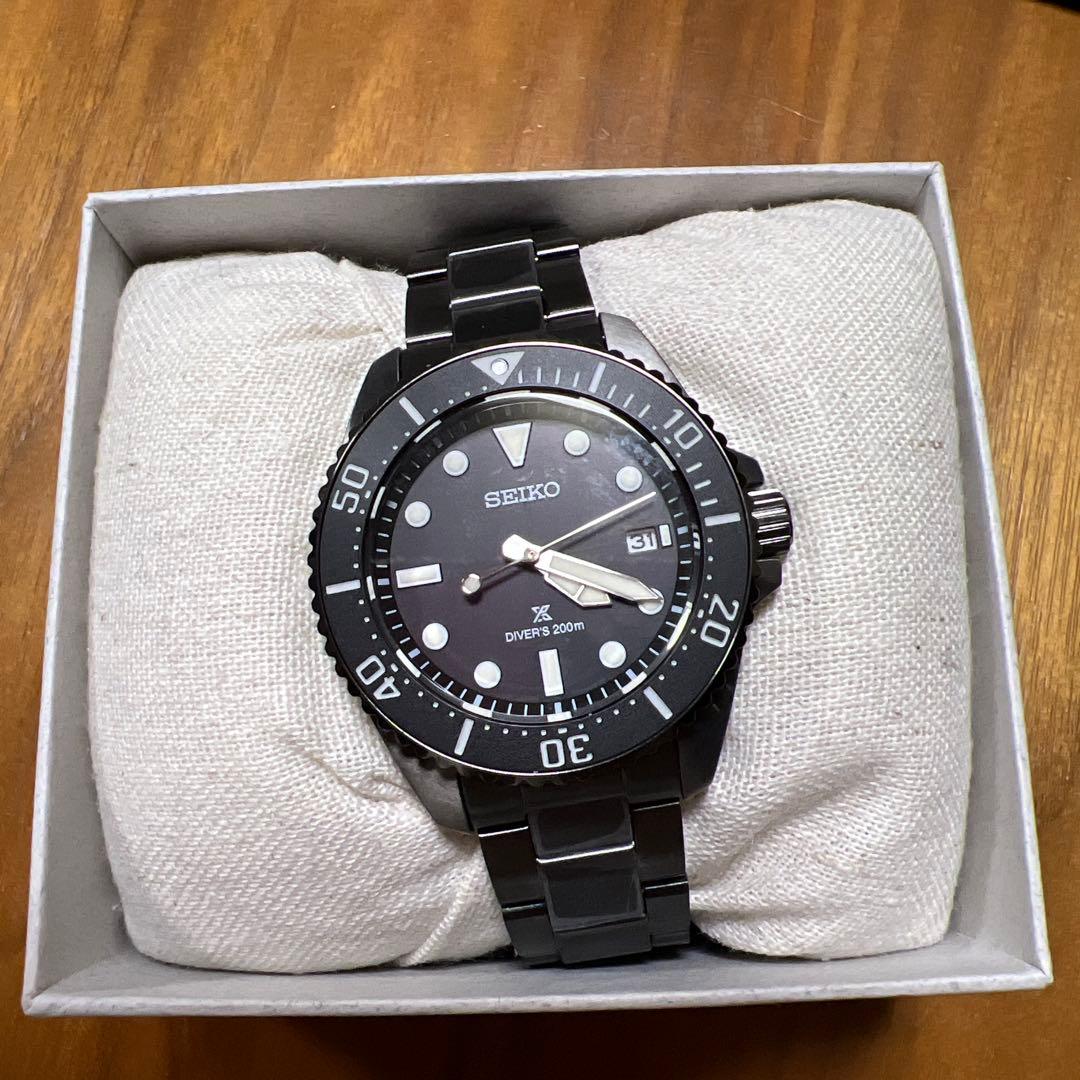 SEIKOプロスペック ダイバースキューバ ソーラー ウォッチ 時計