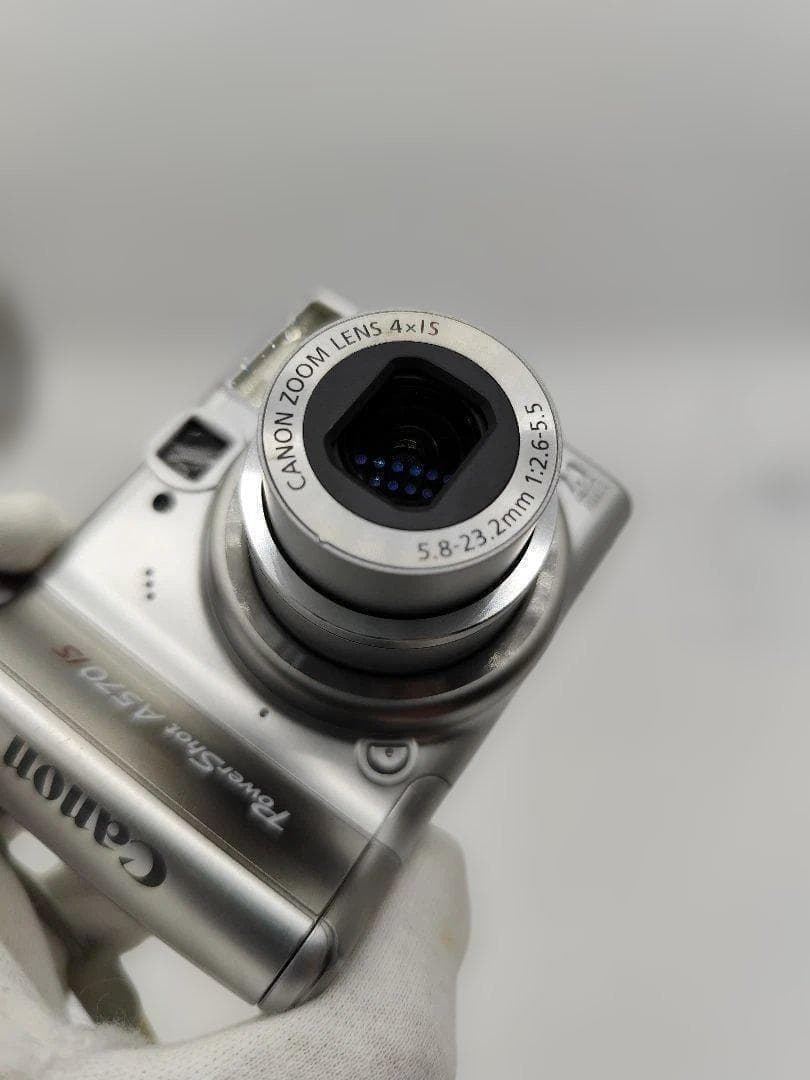 Canon PowerShot A570 is 平成レトロ 電池式 人気