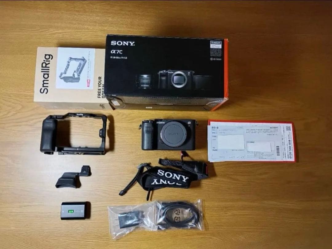 SONY α7C ミラーレス一眼　本体+カメラゲージ付
