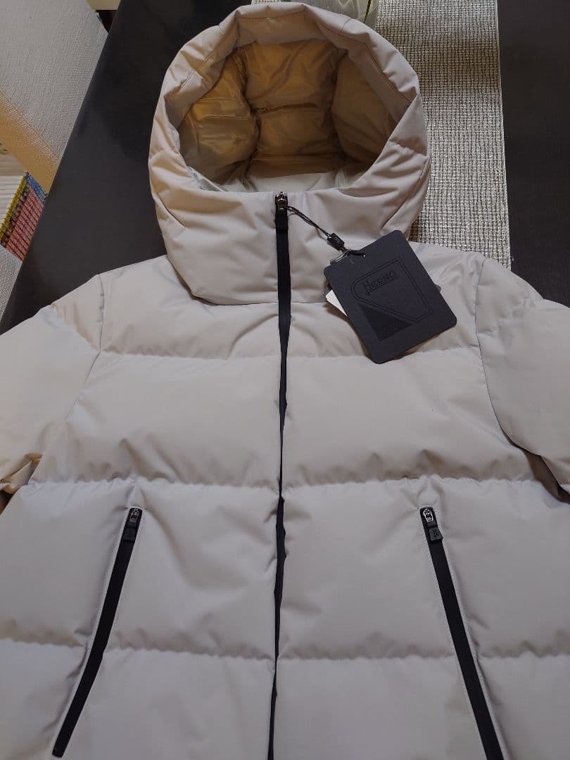 【新品タグ付き】Herno アイスグレー ダウンジャケット 38