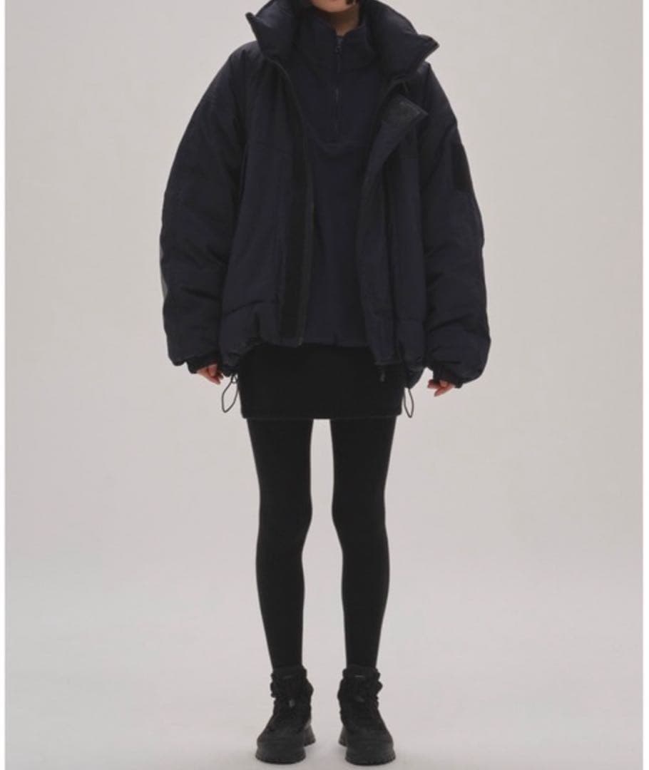 TODAYFUL 2025winter モンスターダウンジャケットブラック 38