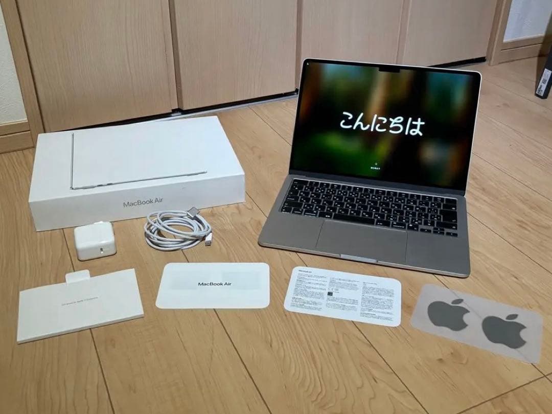 MacBook Air 13.6 M3 8GB 256GB シルバー 2024