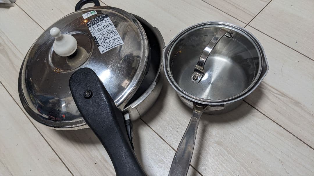 アサヒ軽金属　圧力鍋　天使の鍋　2個セット　中古　パーツあり