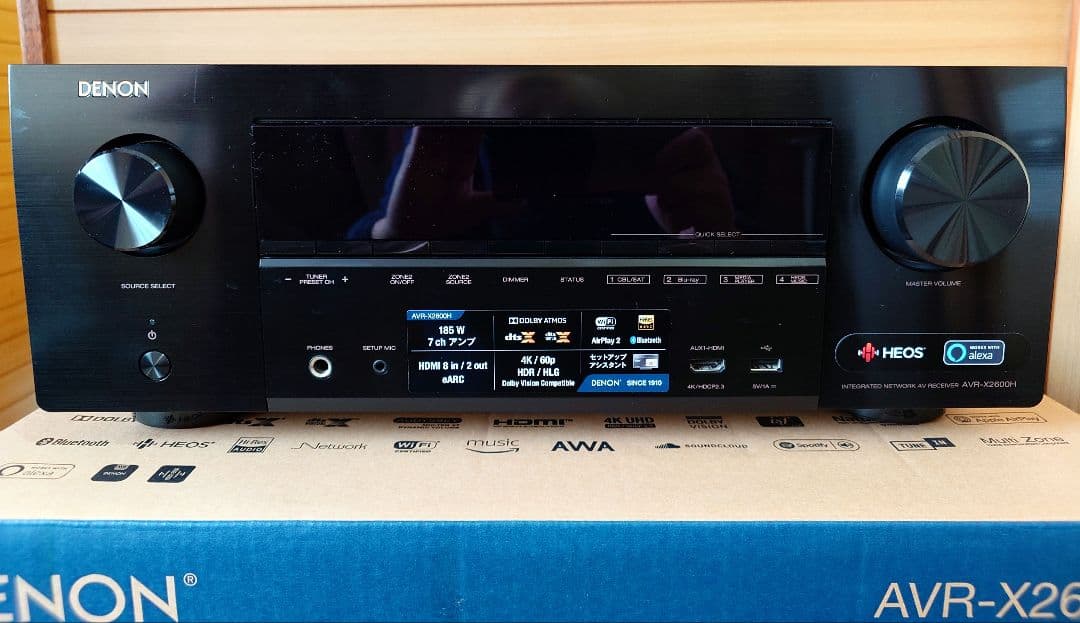 美品 DENON AVR-X2600H AVレシーバー デノン AVアンプ