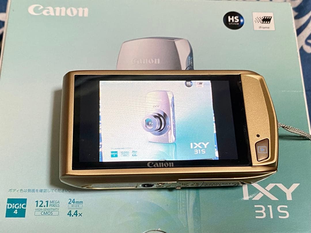 CANON IXY 31S ゴールド バッテリー付き