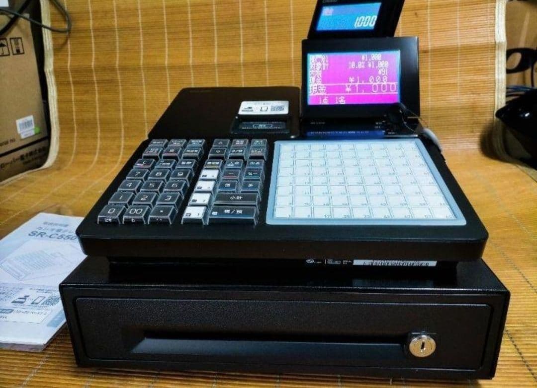 カシオレジスター　SR-C550最新スマホ管理Bluetooth　060003