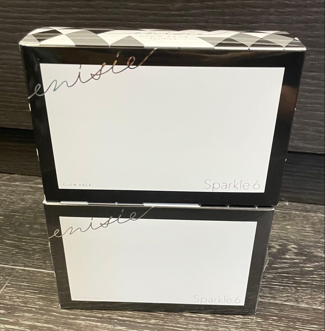 2箱「正規品」新品エニシーグローパック スパークル ブラック1箱6回分✖︎2