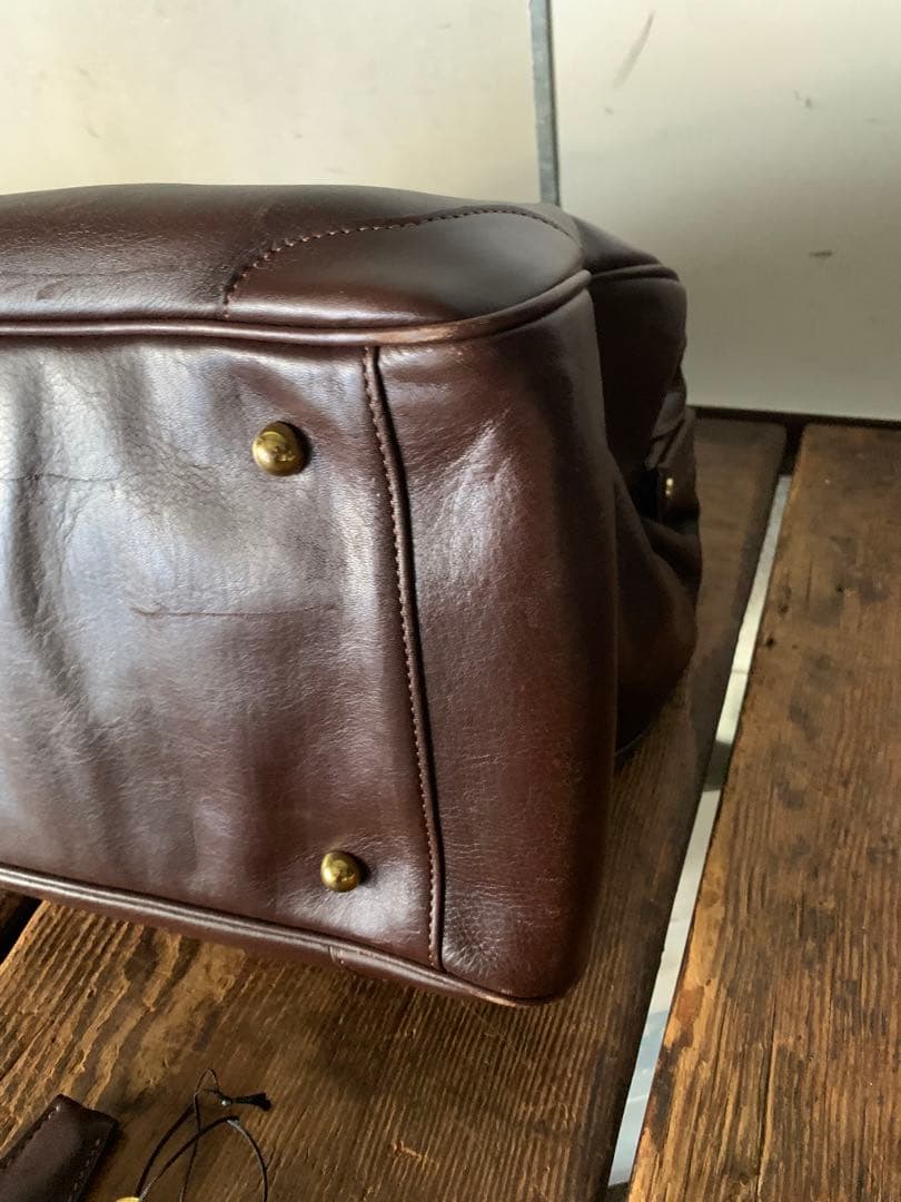 土屋鞄　ボストンパック　レザー　鍵付き