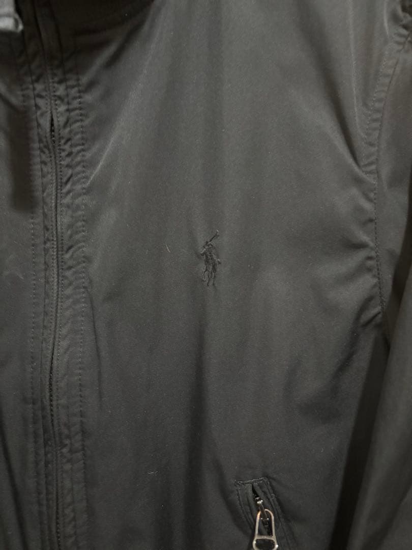 値下げ90s ポロ バイ ラルフローレン　ナイロンジップアップジャケット　黒M
