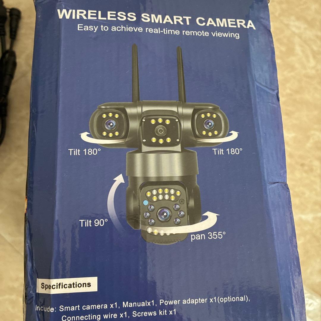 防犯カメラレンズ３つ&LDセンサーライド