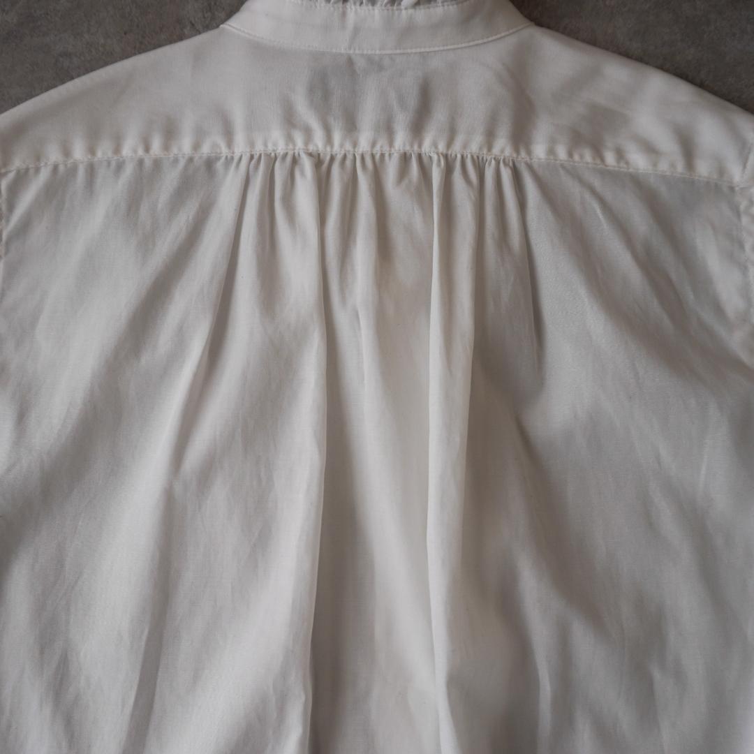 SINME スカラエンブロイダリーシャツ M 洗える ウォッシャブル