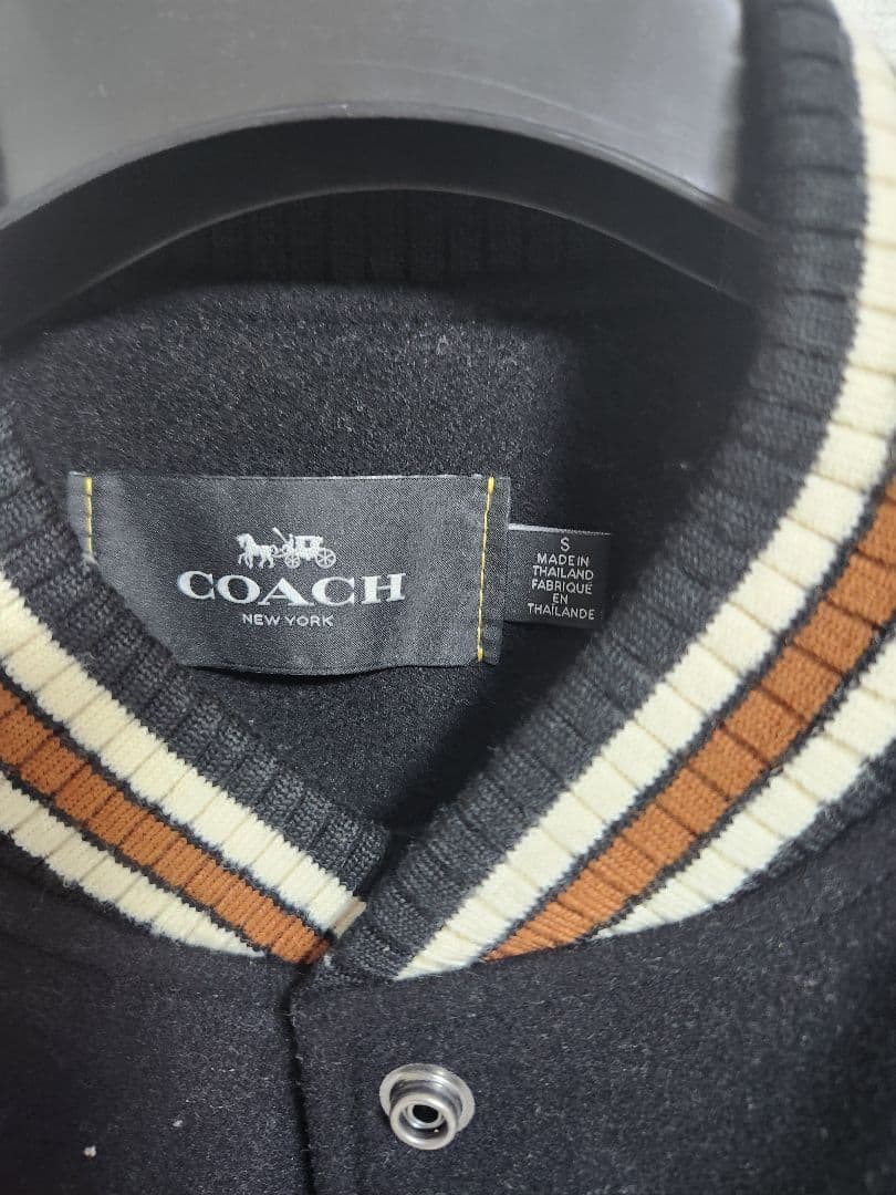 ⭐M&A⭐COACH スタジャン ブラック S