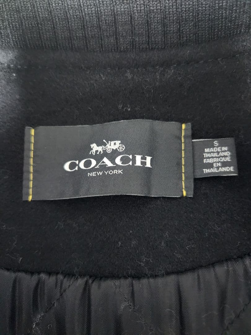 ⭐M&A⭐COACH スタジャン ブラック S
