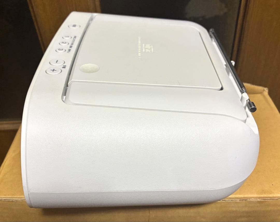 【ほぼ新品】　CDラジオ　SONY ZS-S40 ホワイト