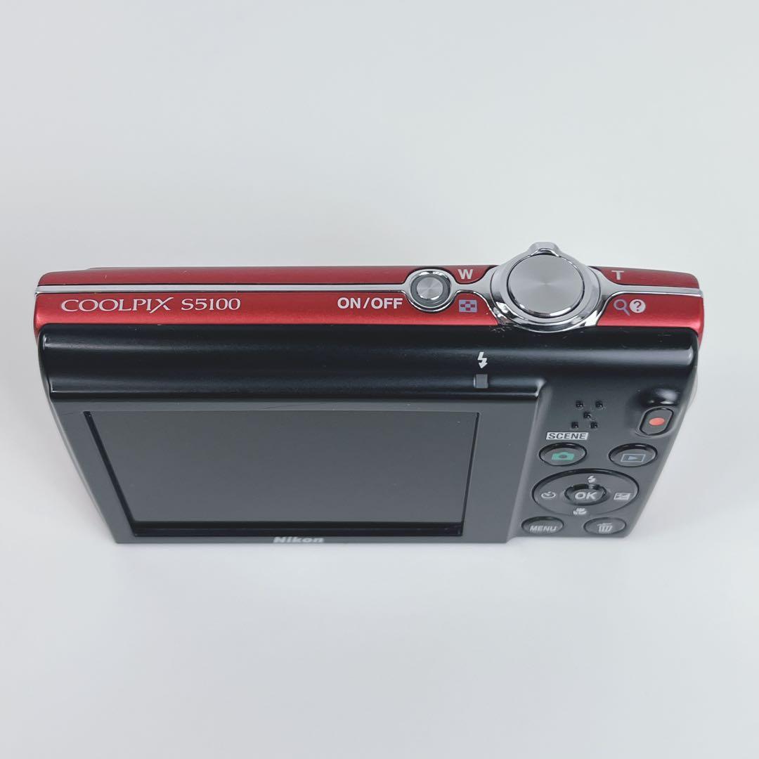 【美品】Nikon COOLPIX S5100 レッド