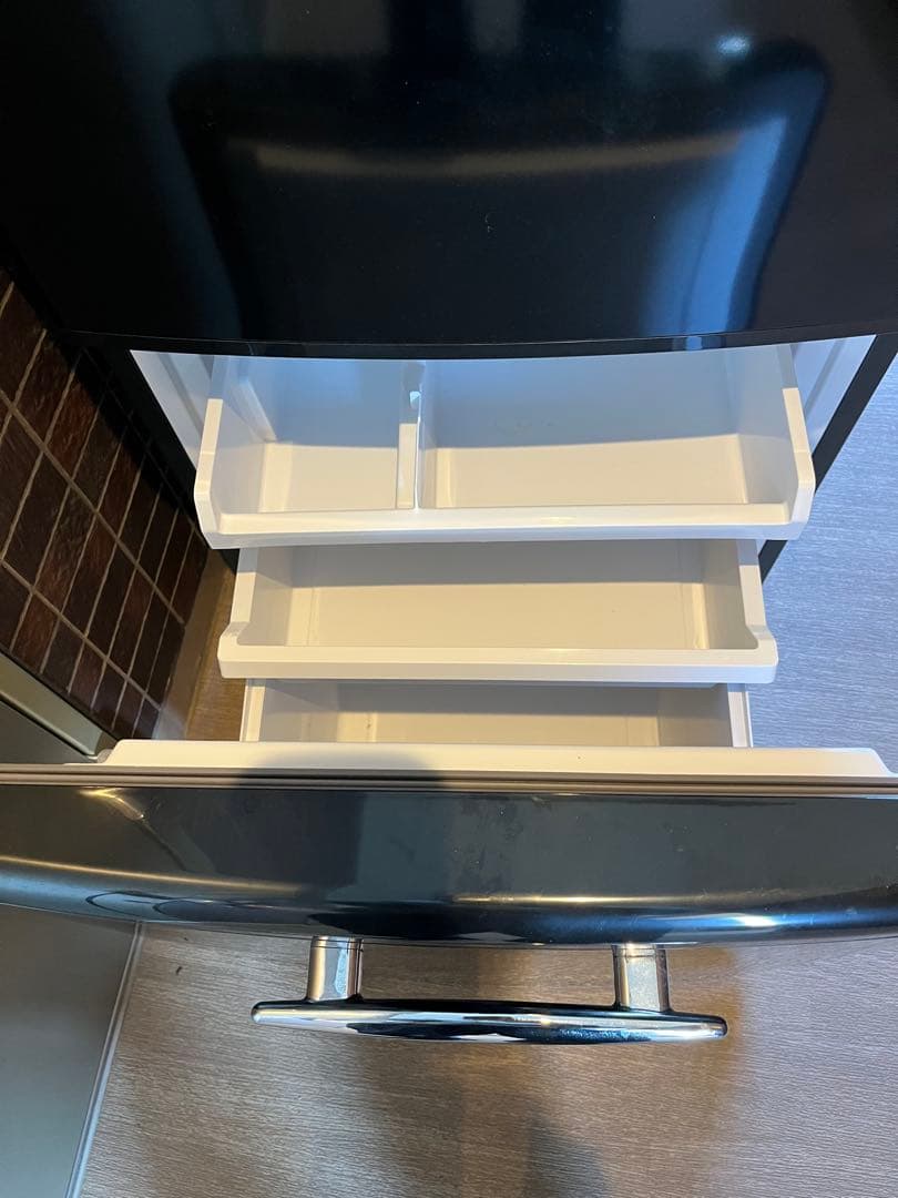 【2024年製 ほぼ新品✨】e angle 冷蔵庫 2ドア ブラック 170L