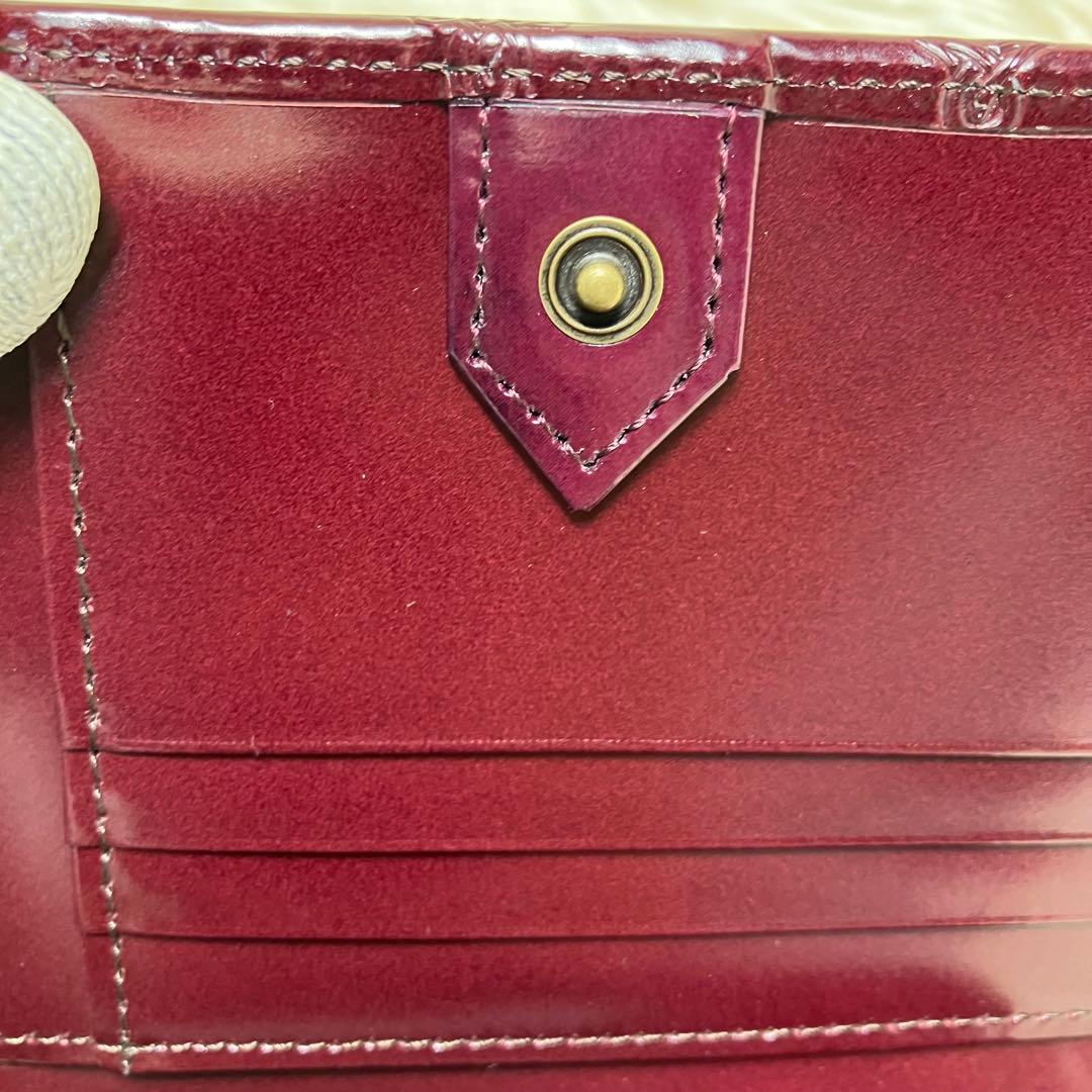 【未使用級】 アルセラピィ フィセルローズ がま口 フォールドウォレット