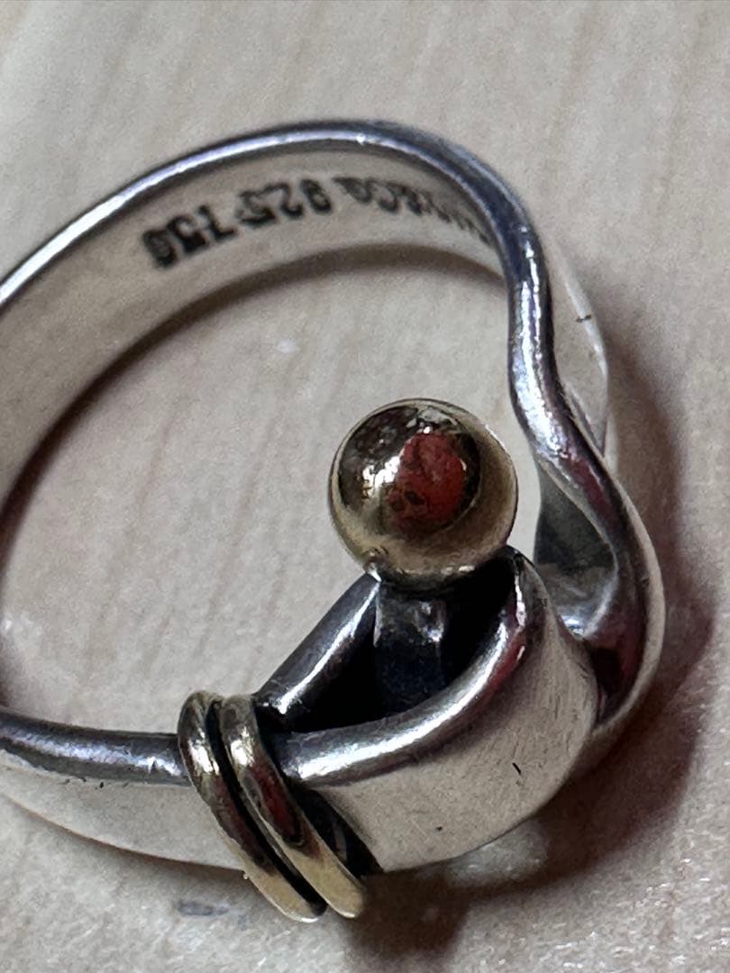 Tiffany&Co.ティファニー　フックアンドアイ　リング　925/750