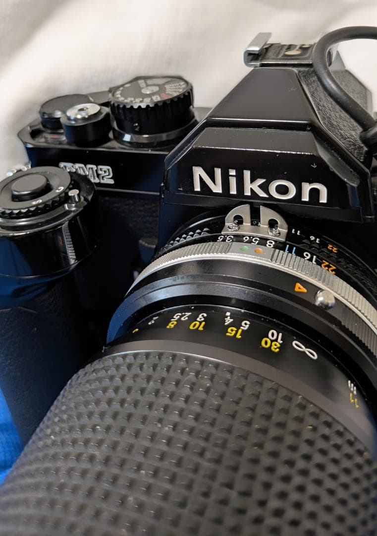 美品 Nikon FM2 黒色 確認済 35-105mm+MD-12+MF-12