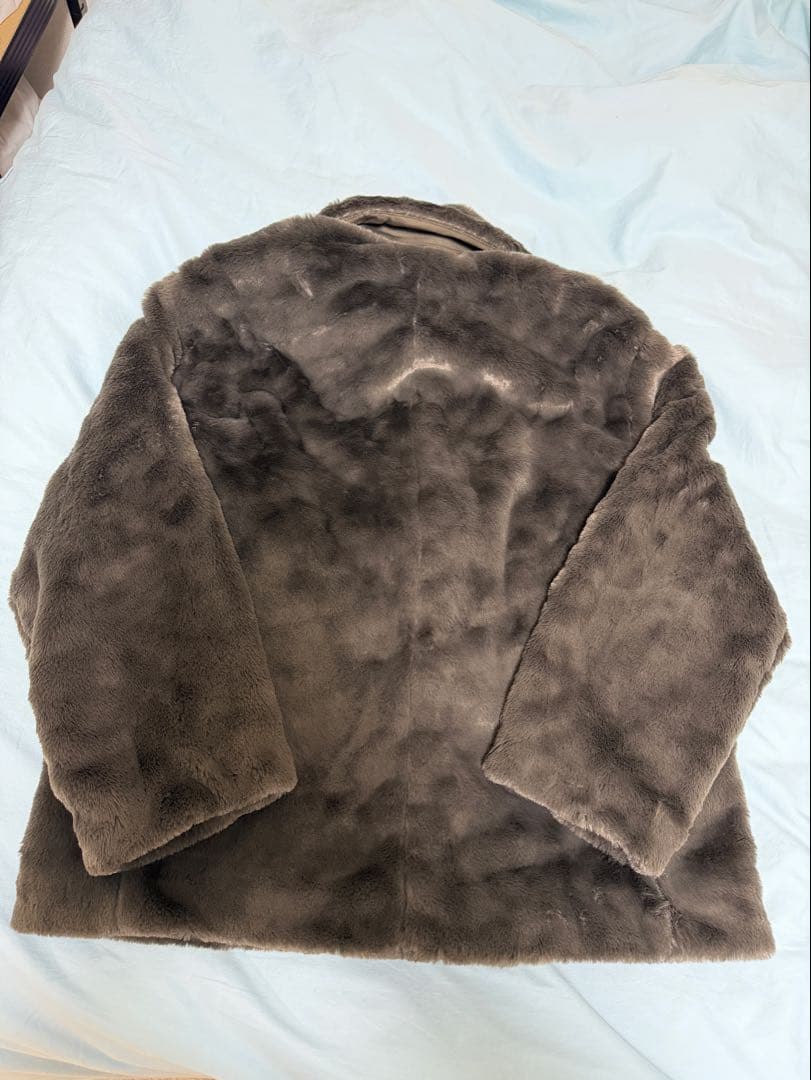 新品未使用【discoat】ファージャケットブラウンMサイズ