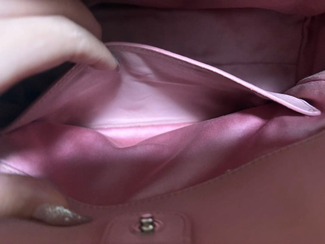 miumiu ナッパクリスタル バッグ ピンク