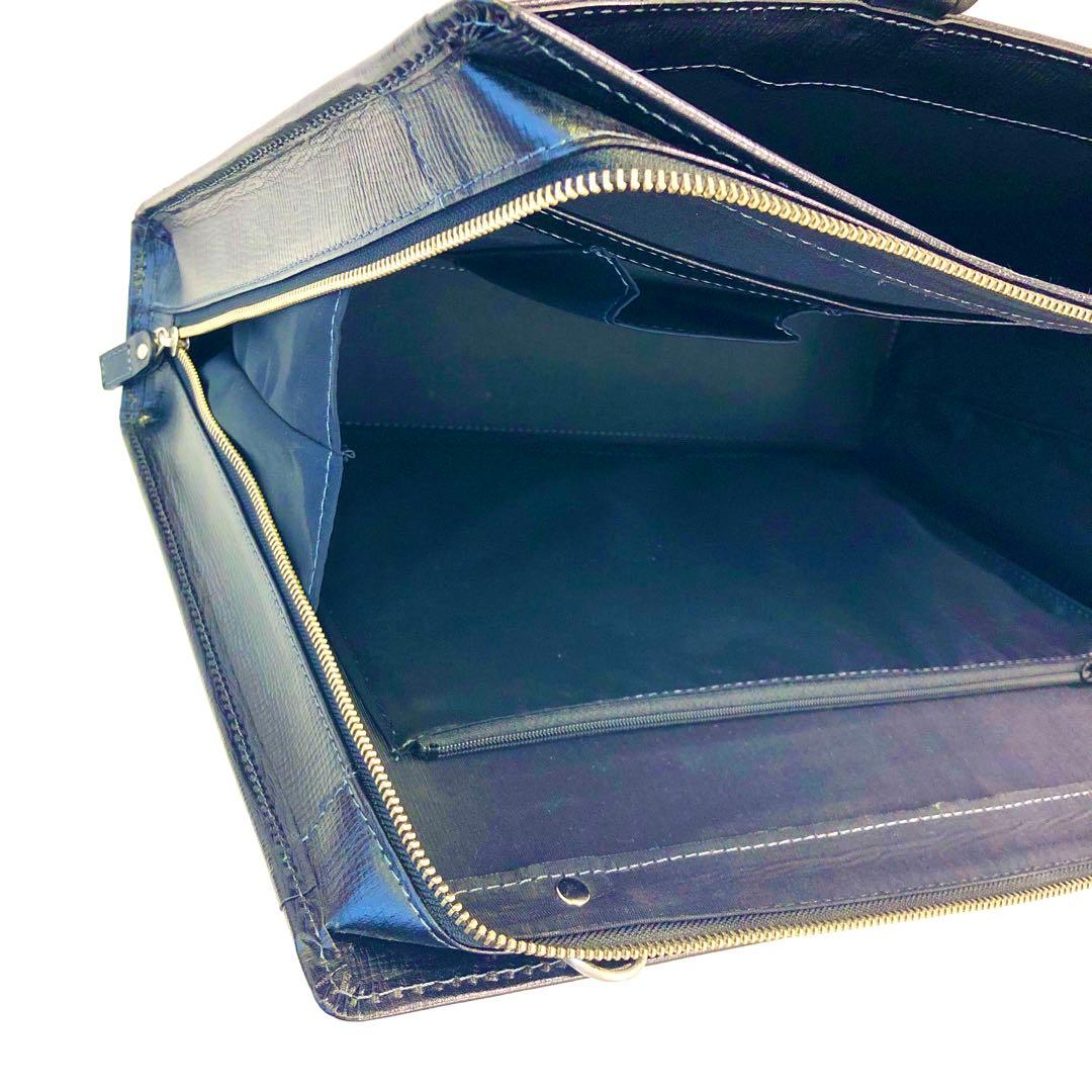 ゴスケ　　青木鞄　レザー ビジネスバッグ