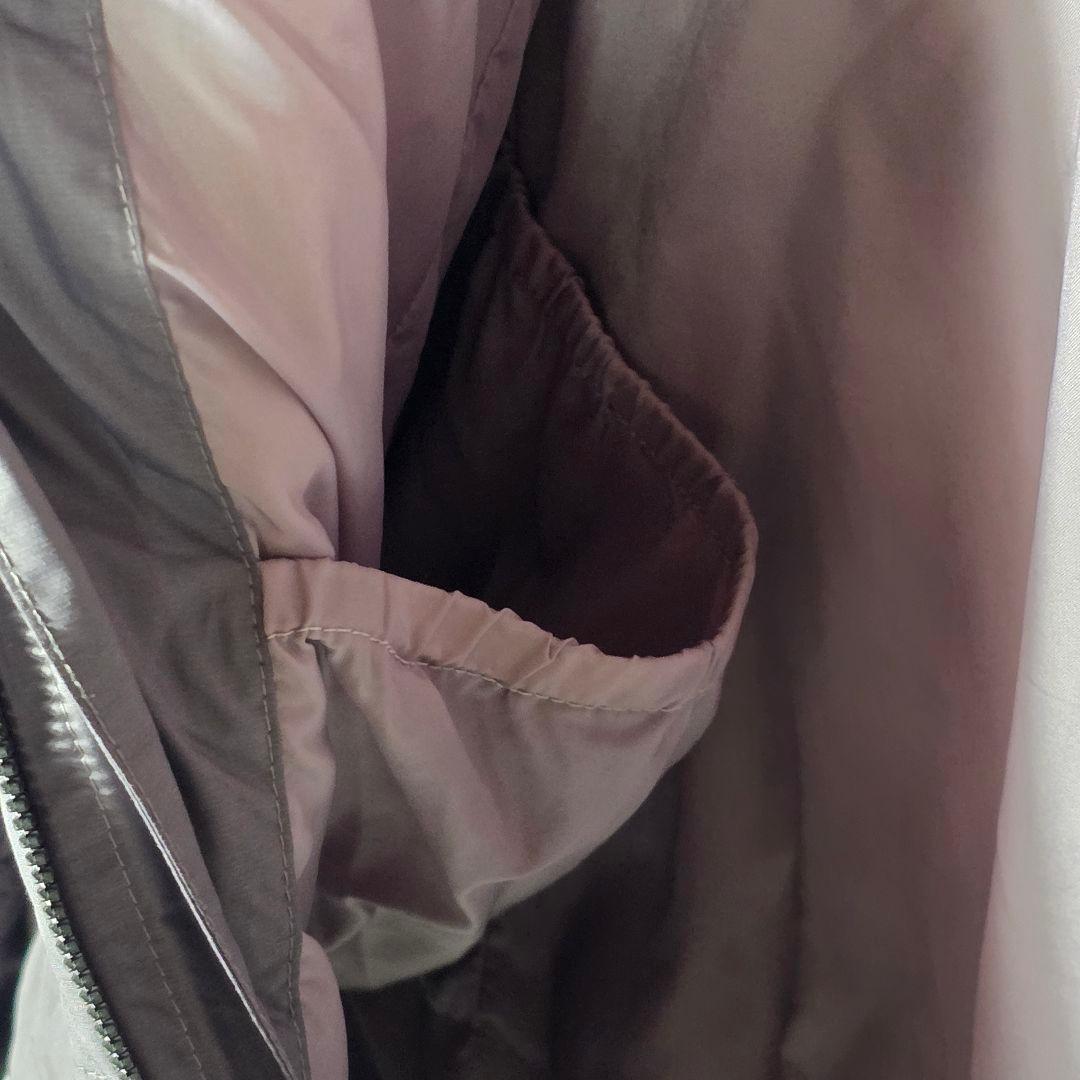 極暖✨️ノースフェイス ロング ファーダウンコート キルティングコート 紫 M